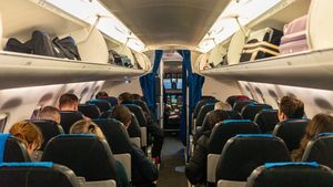 Samolot i pasażerowie