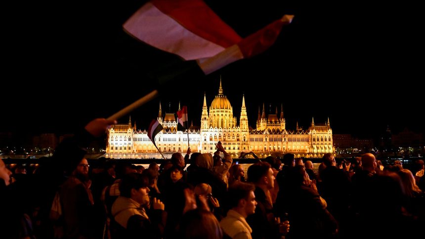Wieczór wyborczy w Budapeszcie