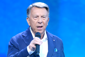 Wojciech Gąssowski podczas koncertu
