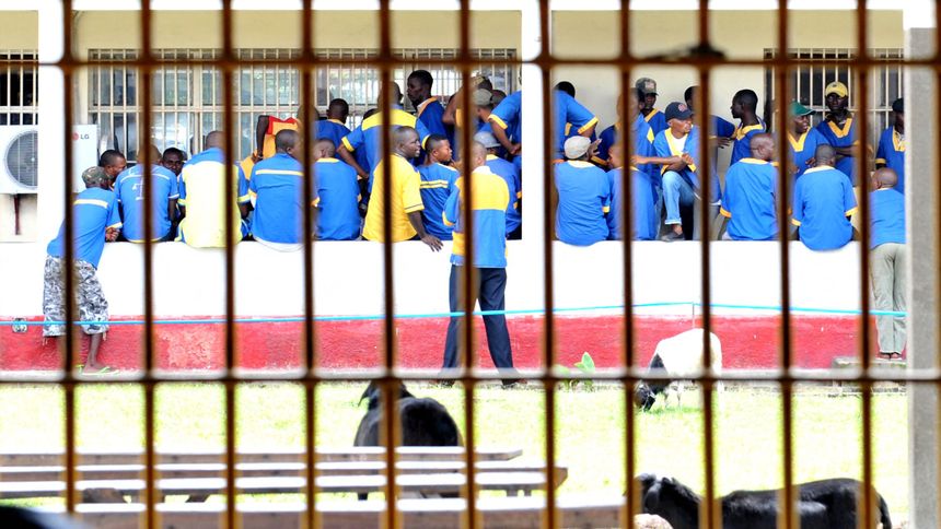 Więźniowie zakładu Makala w Kinszasie, stolicy Demokratycznej Republiki Konga