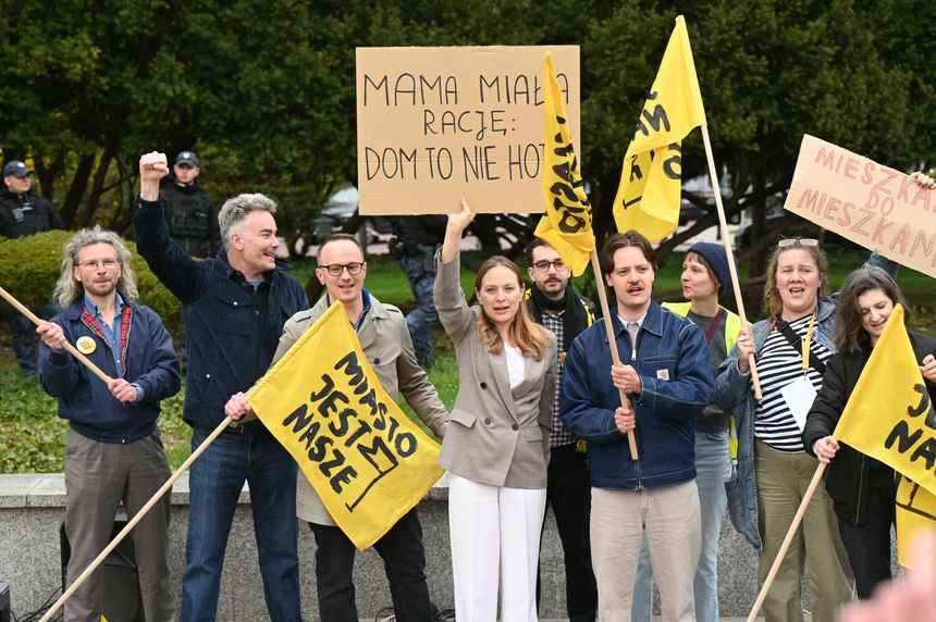 Mieszkania do mieszkania - protest przeciwko braku regulacji Airbnb