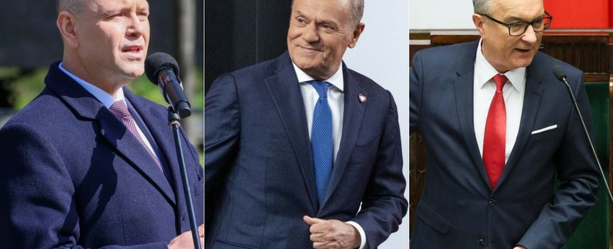 Karol Nawrocki, Donald Tusk, Włodzimierz Czarzasty