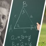 Albert Einstein, działania matematyczne, kangur