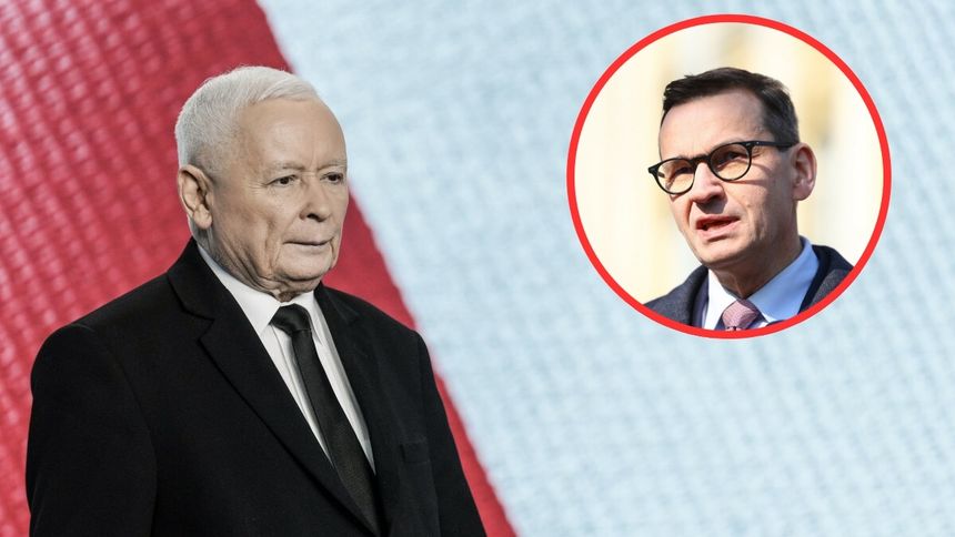 Jarosław Kaczyński i Mateusz Morawiecki