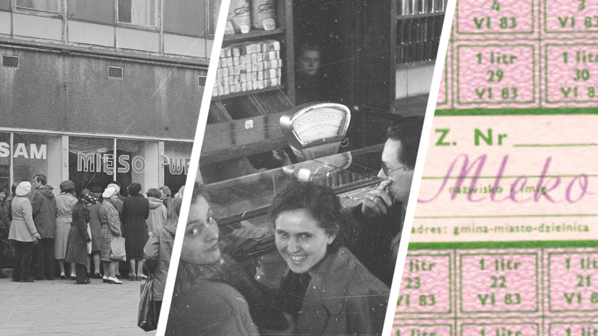 Zakupy w PRL - materiał poglądowy