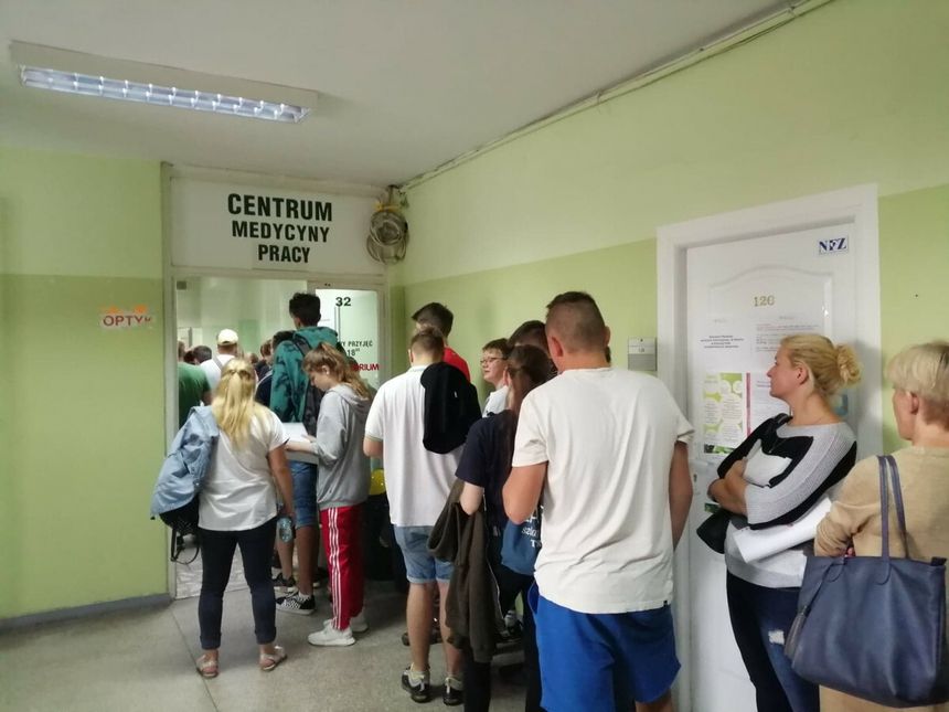 kolejka w medycynie pracy