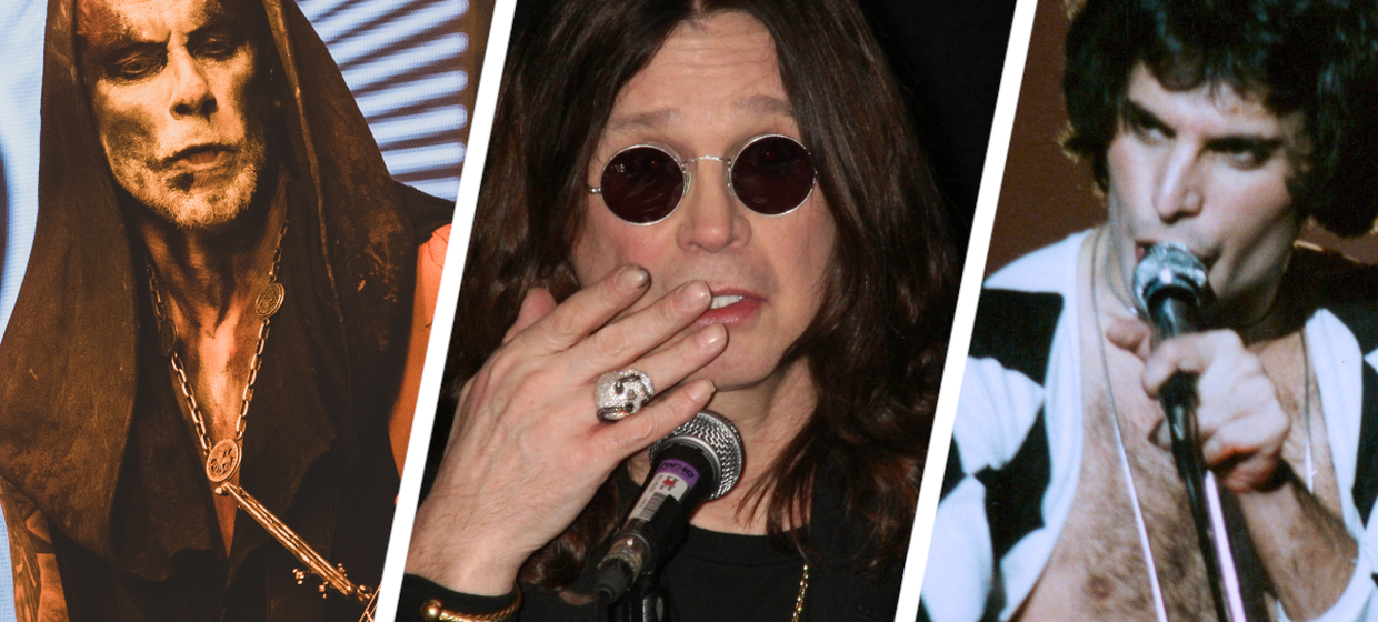 Nergal, Ozzy Osbourne, Freddie Mercury