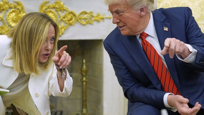 Meloni i Trump