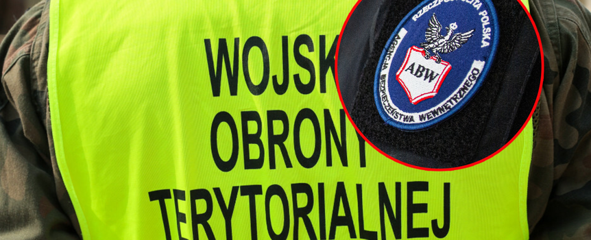 Na zdjęciu widoczna kamizelka w kolorze fluorescencyjnym z napisem 