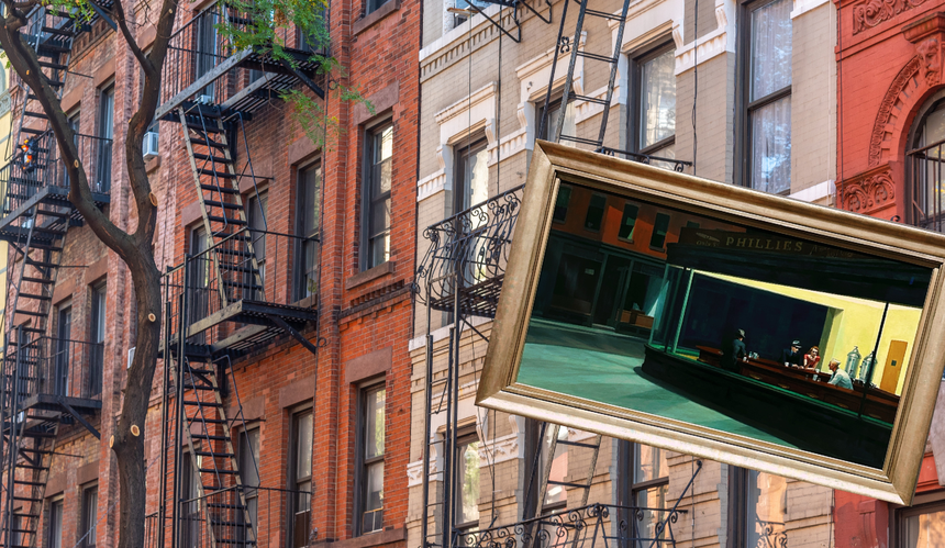 Domy w Greenwich Village