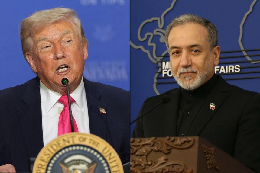 Donald Trump i Abbas Aragczi