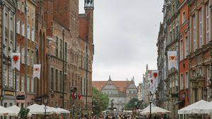 Turyści w Gdańsku 