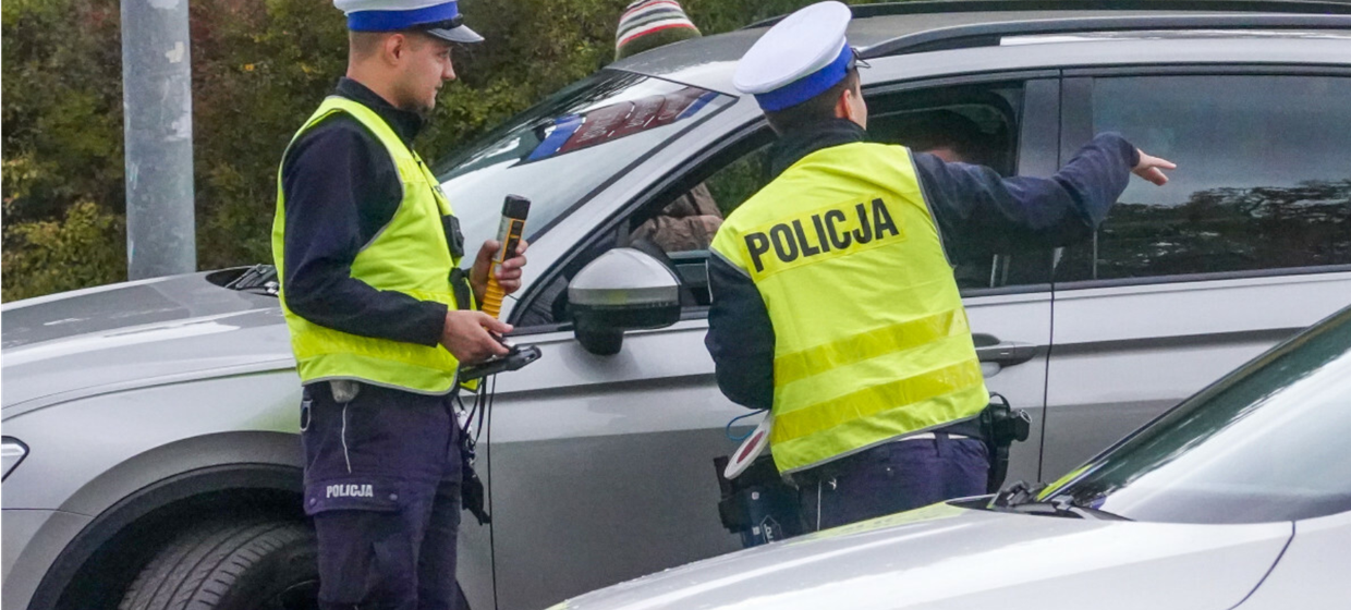 Kontrola policji - materiał poglądowy
