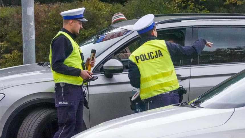 Kontrola policji - materiał poglądowy