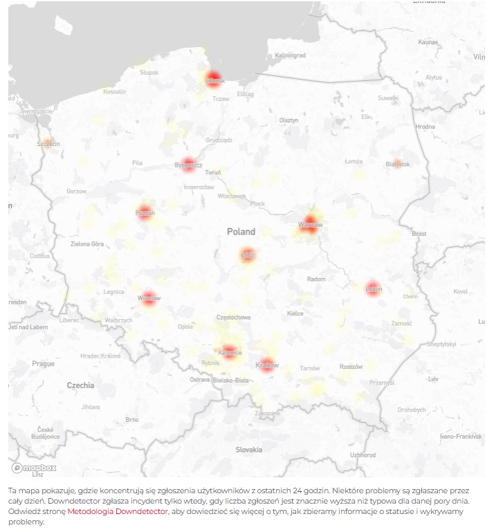mapa problemów płatniczych w Polsce 20 kwietnia