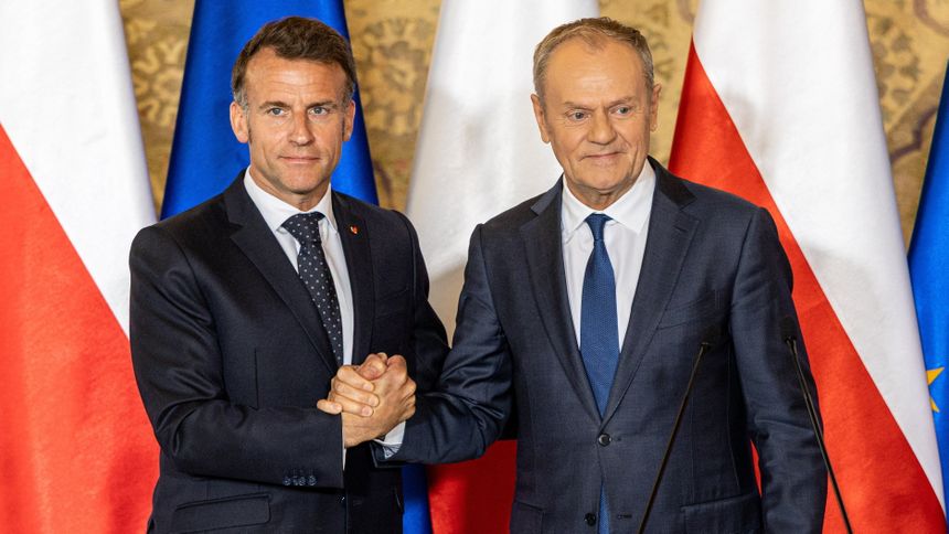 Emmanuel Macron i Donald Tusk