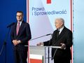 Jarosław Kaczyński i Mateusz Morawiecki