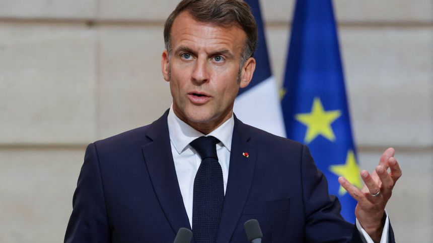 Prezydent Francji Emmanuel Macron