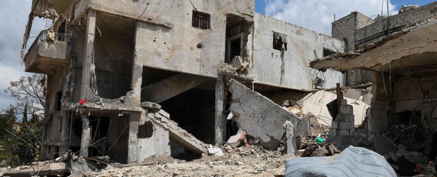 Zniszczenia w Libanie po izraelskich atakach