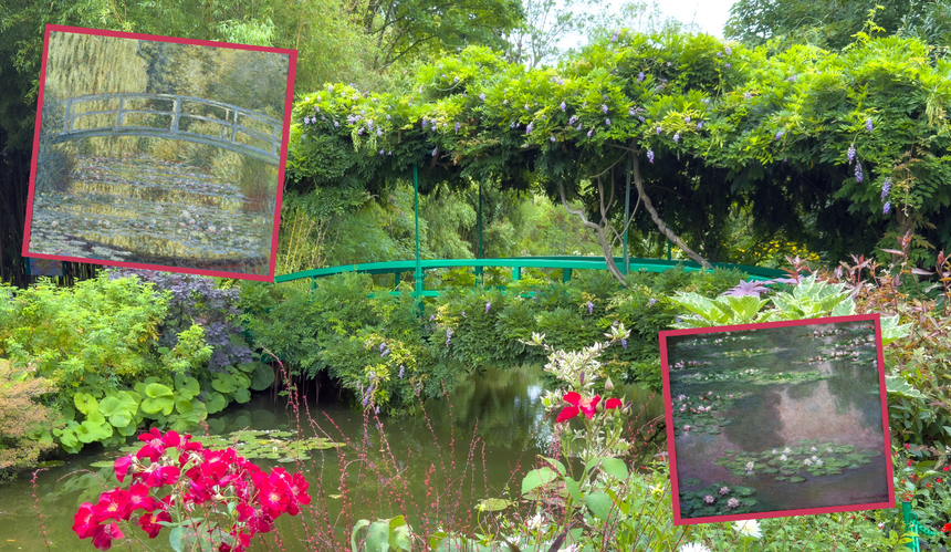 Ogród Claude'a Moneta w Giverny