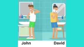 Zagadka z TikToka - dwóch mężczyzn w łazienkach