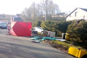 Wypadek w powiecie kościerskim