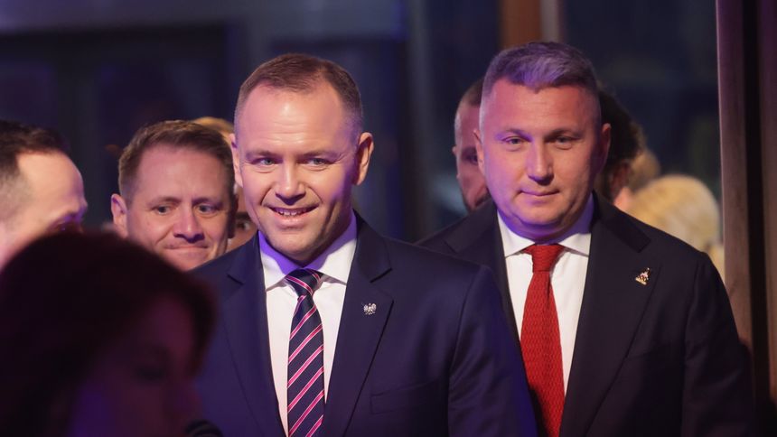 Karol Nawrocki i Radosław Piesiewicz