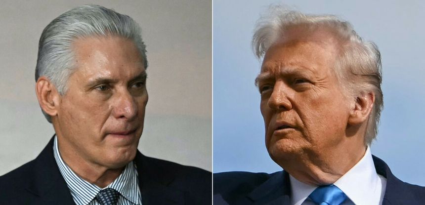 Miguel Diaz-Canel, Donald Trump