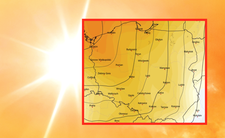 Ocieplenie w Polsce, anomalia temperatury na poziomie ciśnienia 850 hPa 07.05