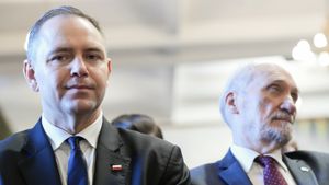 Karol Nawrocki i Antoni Macierewicz