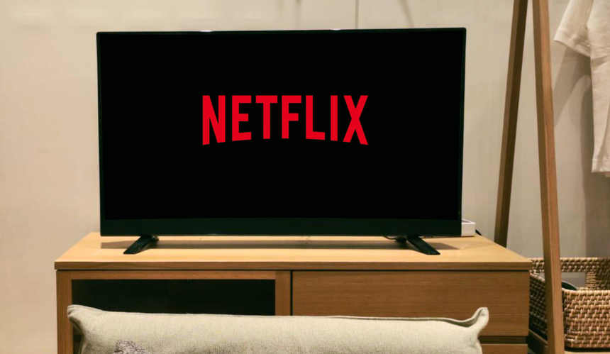 Logo Netfliksa na telewizorze