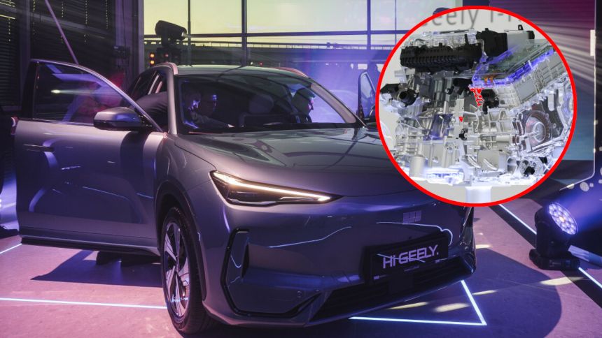 Samochód Geely i napęd i-HEV - materiał poglądowy 