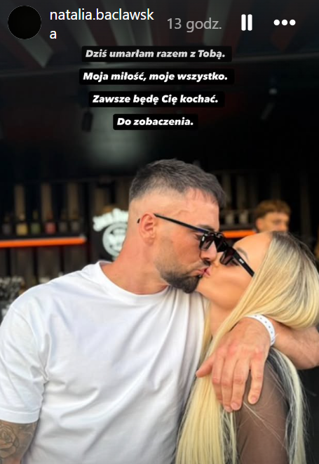 Partnerka pożegnała Łukasza Litewkę