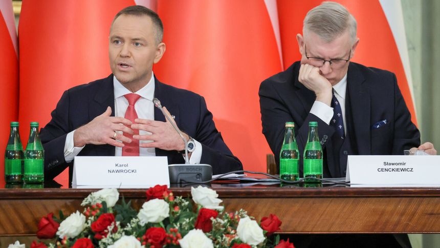 Karol Nawrocki i Sławomir Cenckiewicz