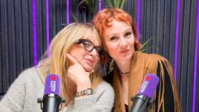 Marzena Rogalska i Ewelina Flinta w Radiu Złote Przeboje