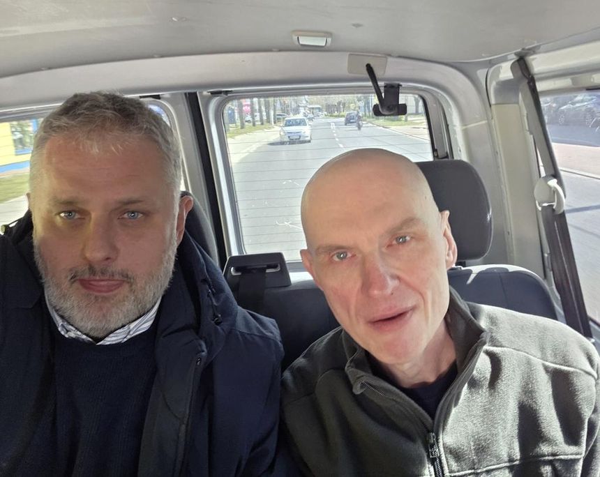 Bartosz Wieliński i Andrzej Poczobut