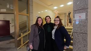 Jola i Alicja po wyroku sądu 