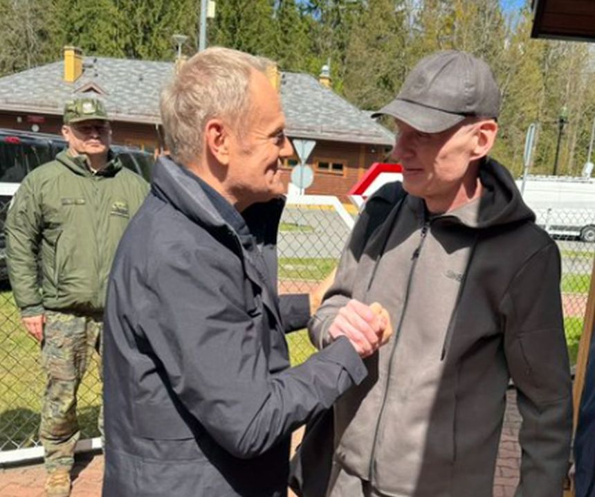 Andrzej Poczobut uwolniony z białoruskiego więzienia