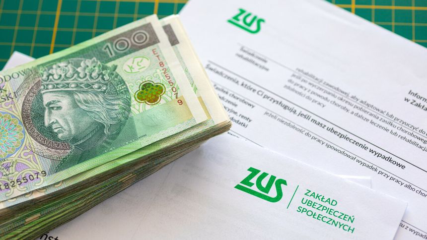 pieniądze z ZUS