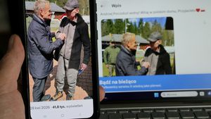 Zdjęcie Donalda Tuska z Andrzejem Poczobutem na X premiera