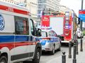 Karetka, policja, straż pożarna (zdjęcie ilustracyjne)