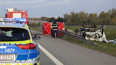 Tragiczny wypadek na A2 w Wielkopolsce. Kierowca zginął na miejscu