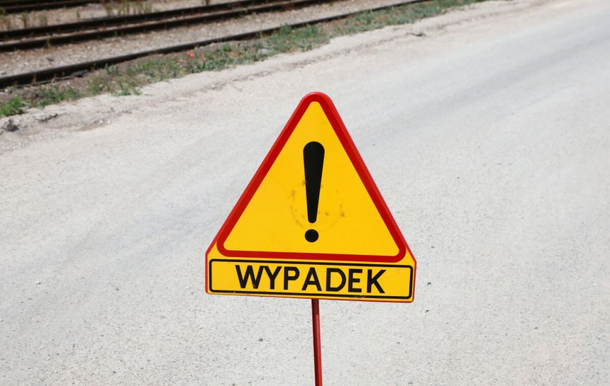 Wypadek na przejeździe kolejowym