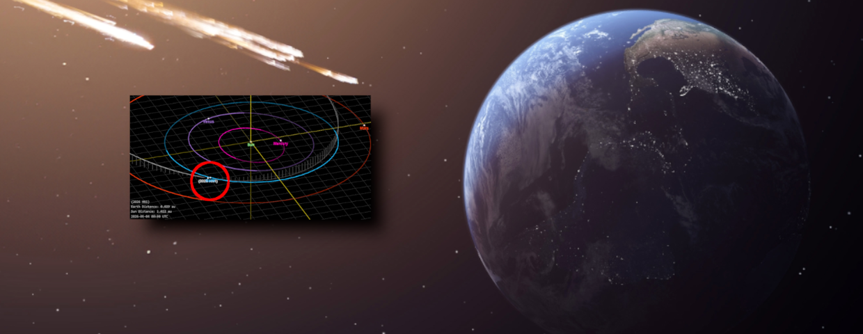 Asteroida 2026 HN1 blisko Ziemi
