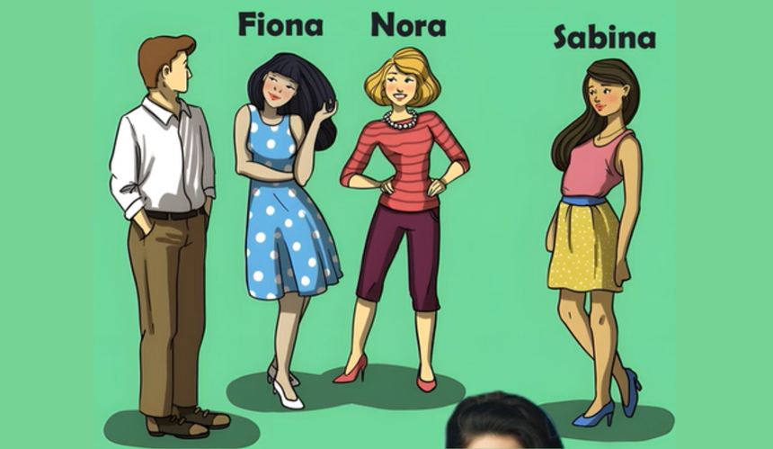 Która kobieta podoba się mężczyznie? Fiona, Nora czy Sabina?