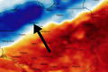 Anomalia temperatury mierzona na wysokości 2 m nad powierzchnią gruntu 06.05 