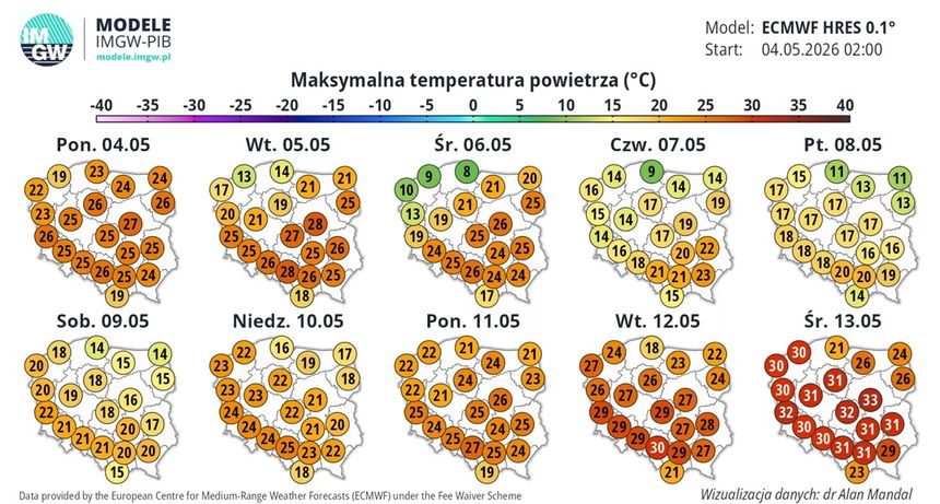 mapa pogodowa