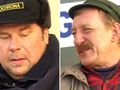 Dwóch mężczyzn. Po lewej: w czapce z napisem 