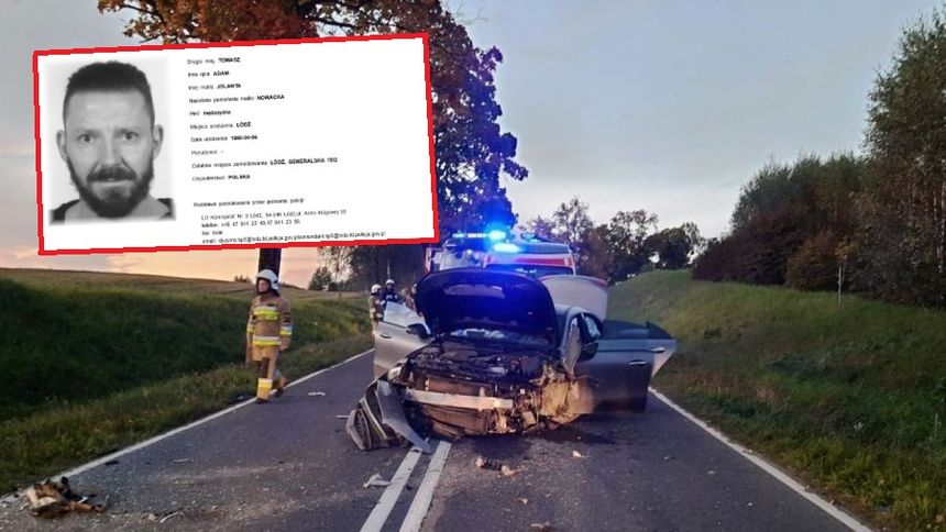 Miejsce wypadku we wsi Stare Włóki