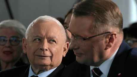 Jarosław Kaczyński i Przemysław Czarnek